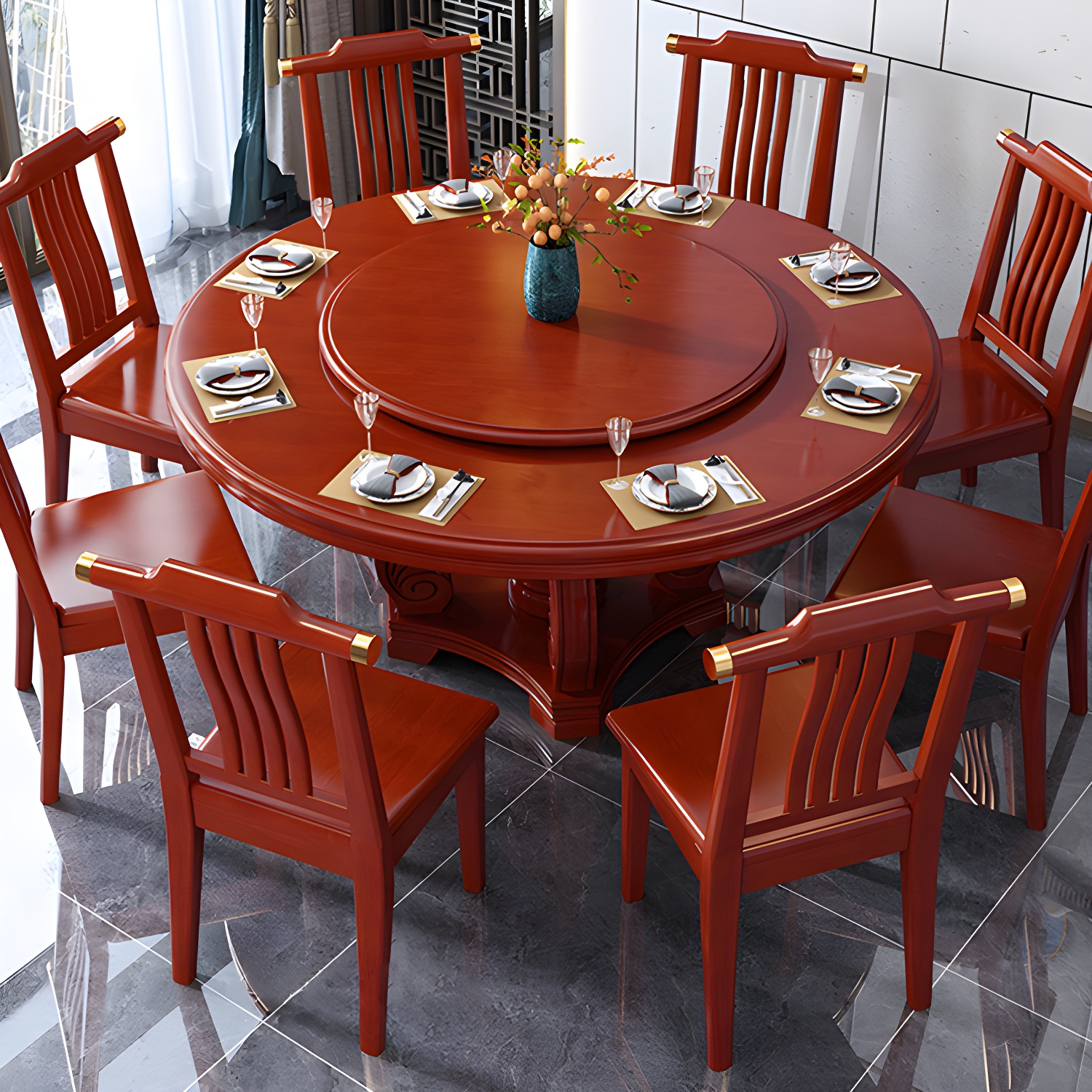 Turntable Dining Table | Ormau - image 8