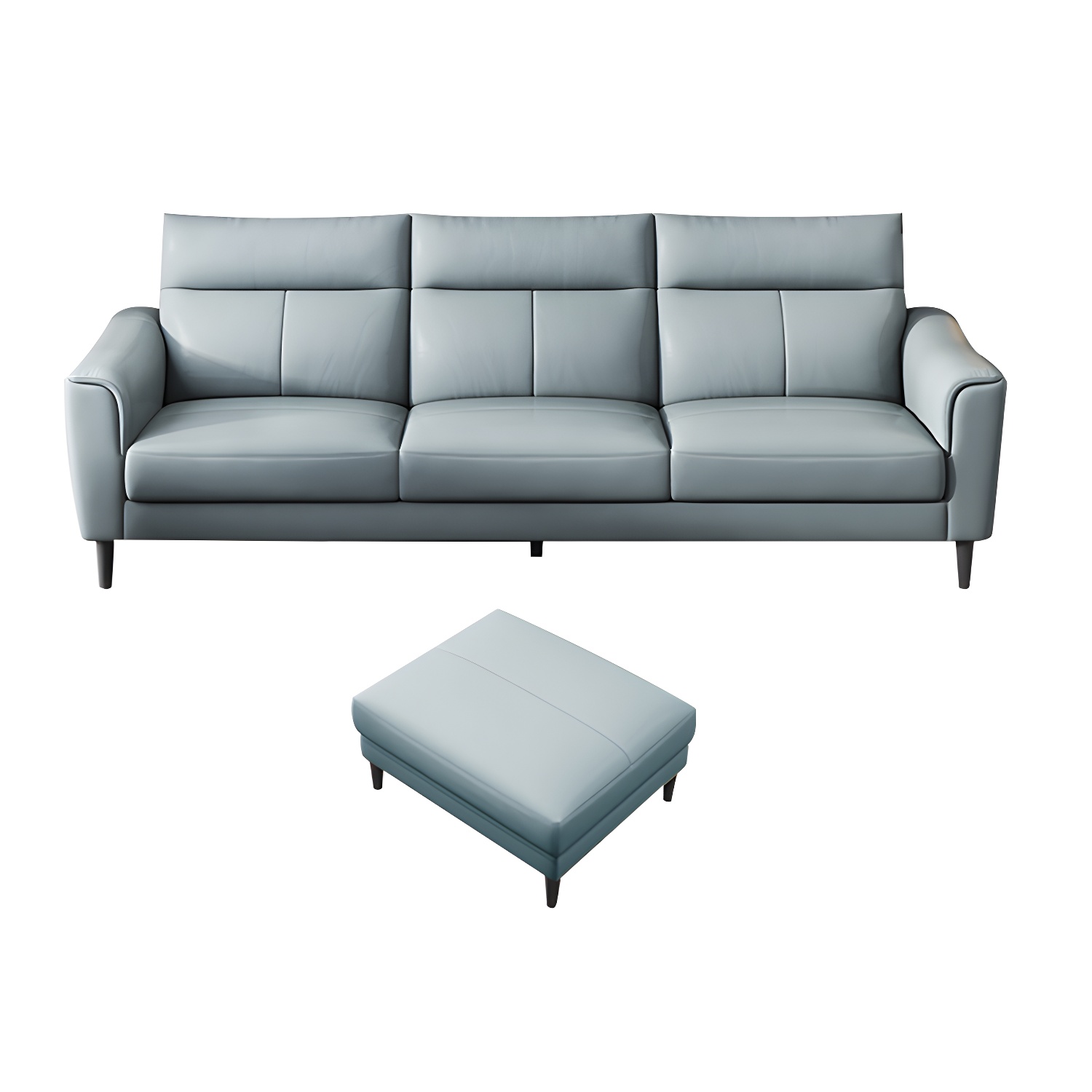Modern Leather Sectional | Ormau - image 23