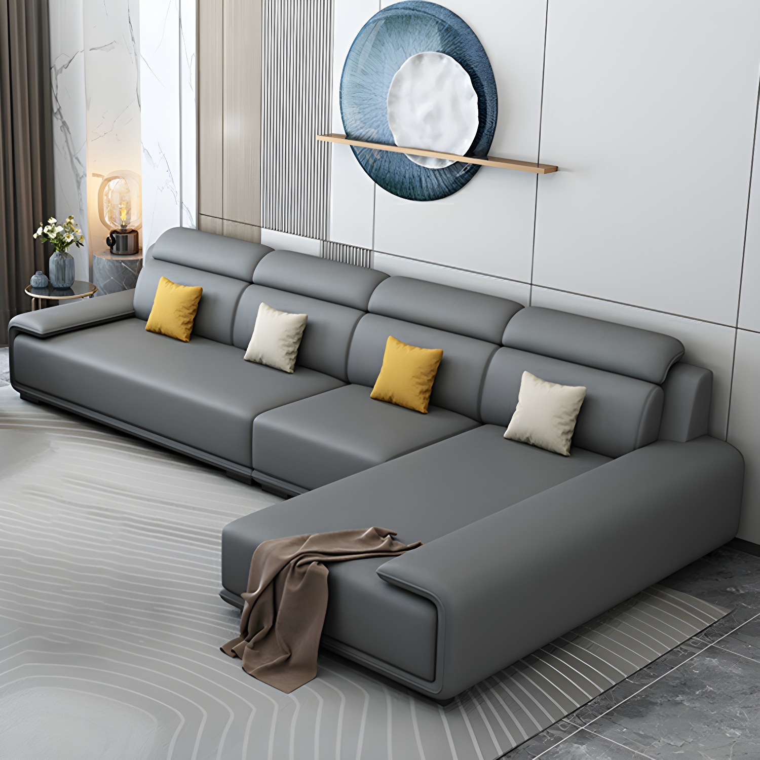 Modern L-Shape Sectional | Ormau - image 16