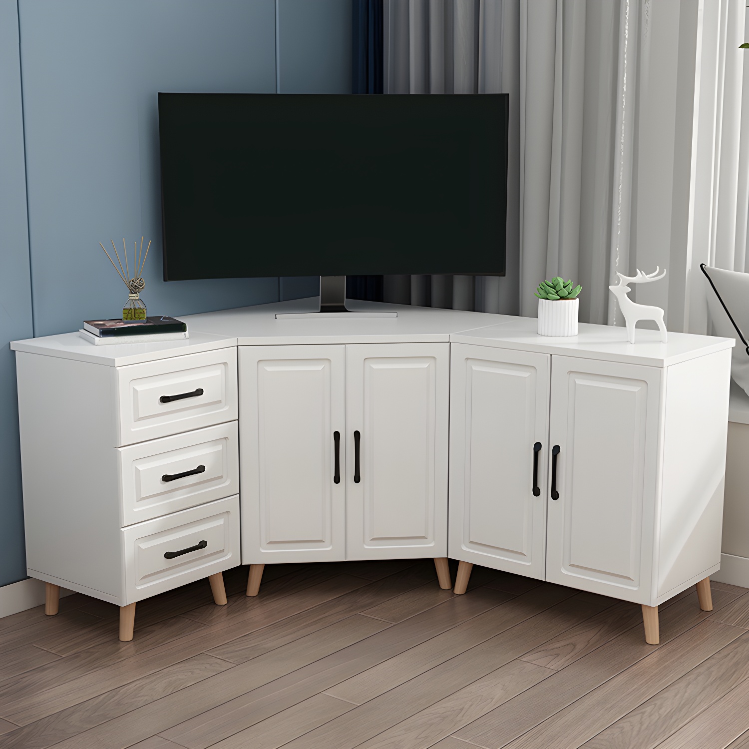 Bar Pulls Corner Cabinet | Ormau - image 7