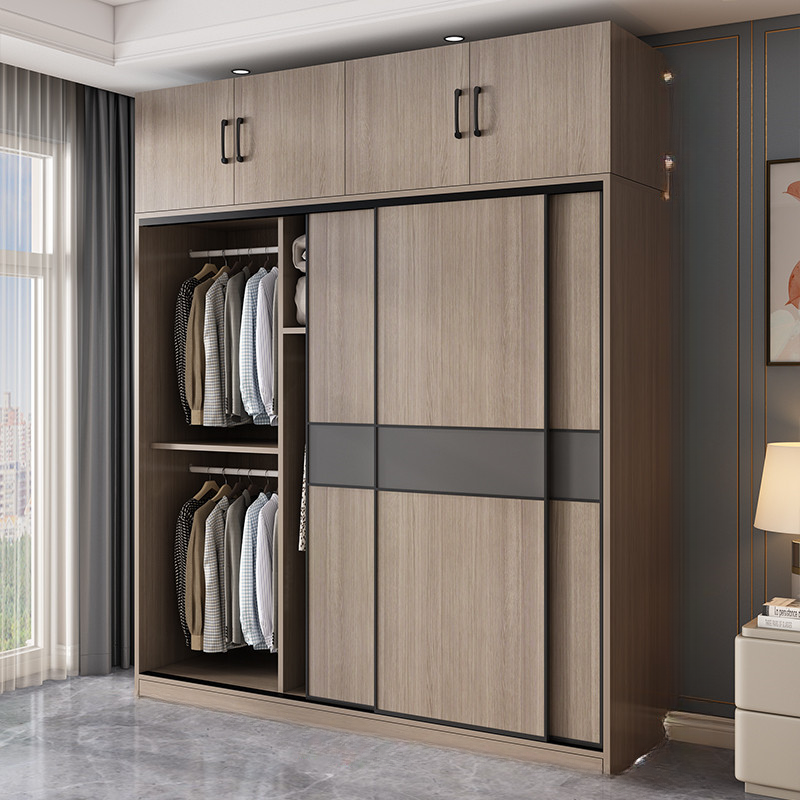 Rustic Brown Self-supporting Armoire Cabinet Pine with Shelves - image 38