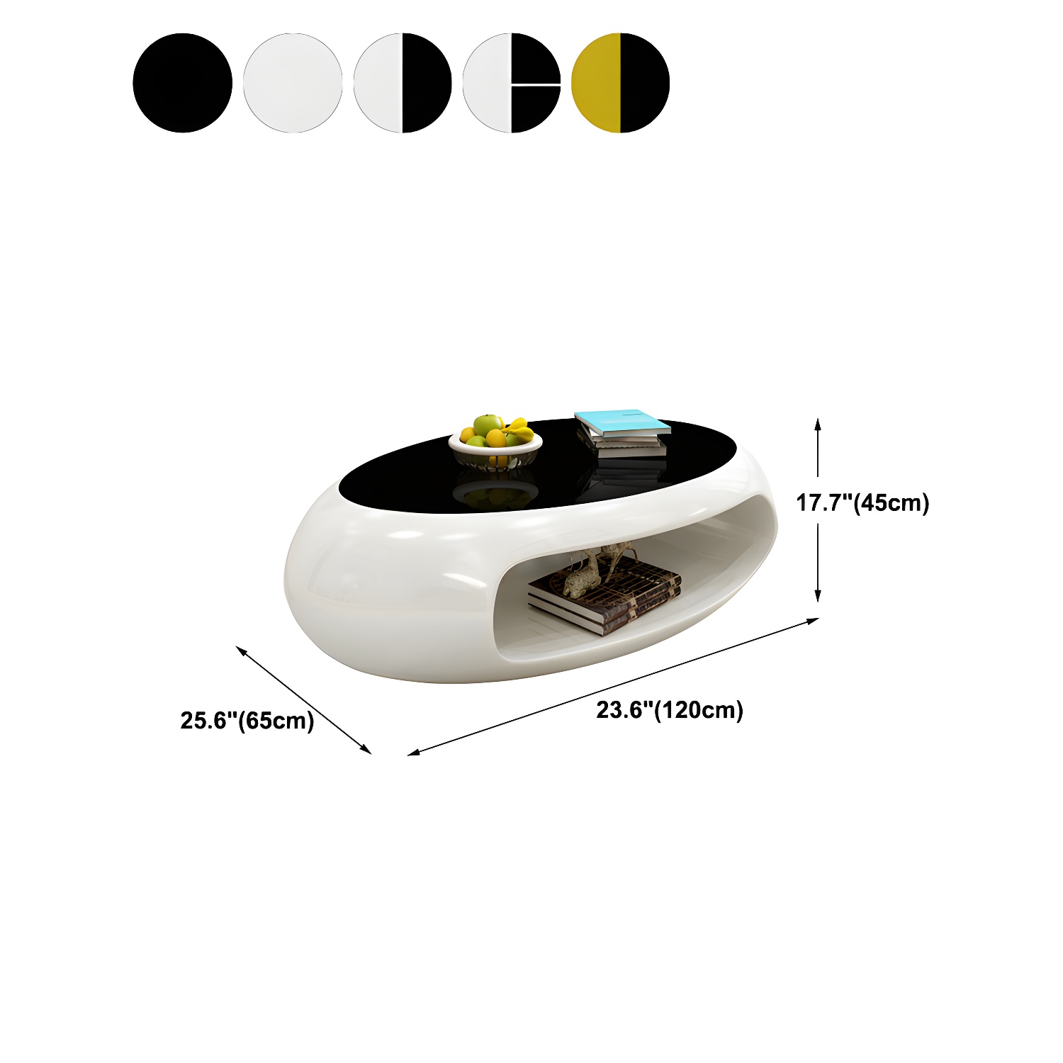 Oval Storage Coffee Table | Ormau - image 16
