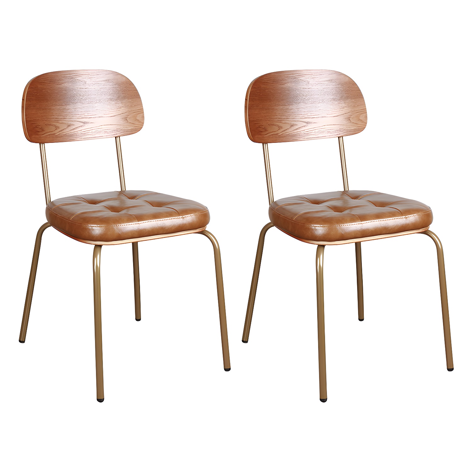 Industrial Leather Dining Chair | Ormau - image 35