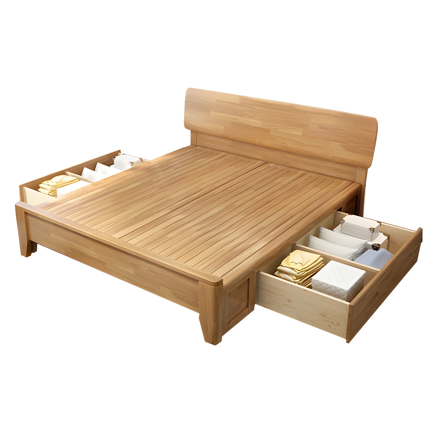 Warm Wood Bed Frame | Ormau - image 11