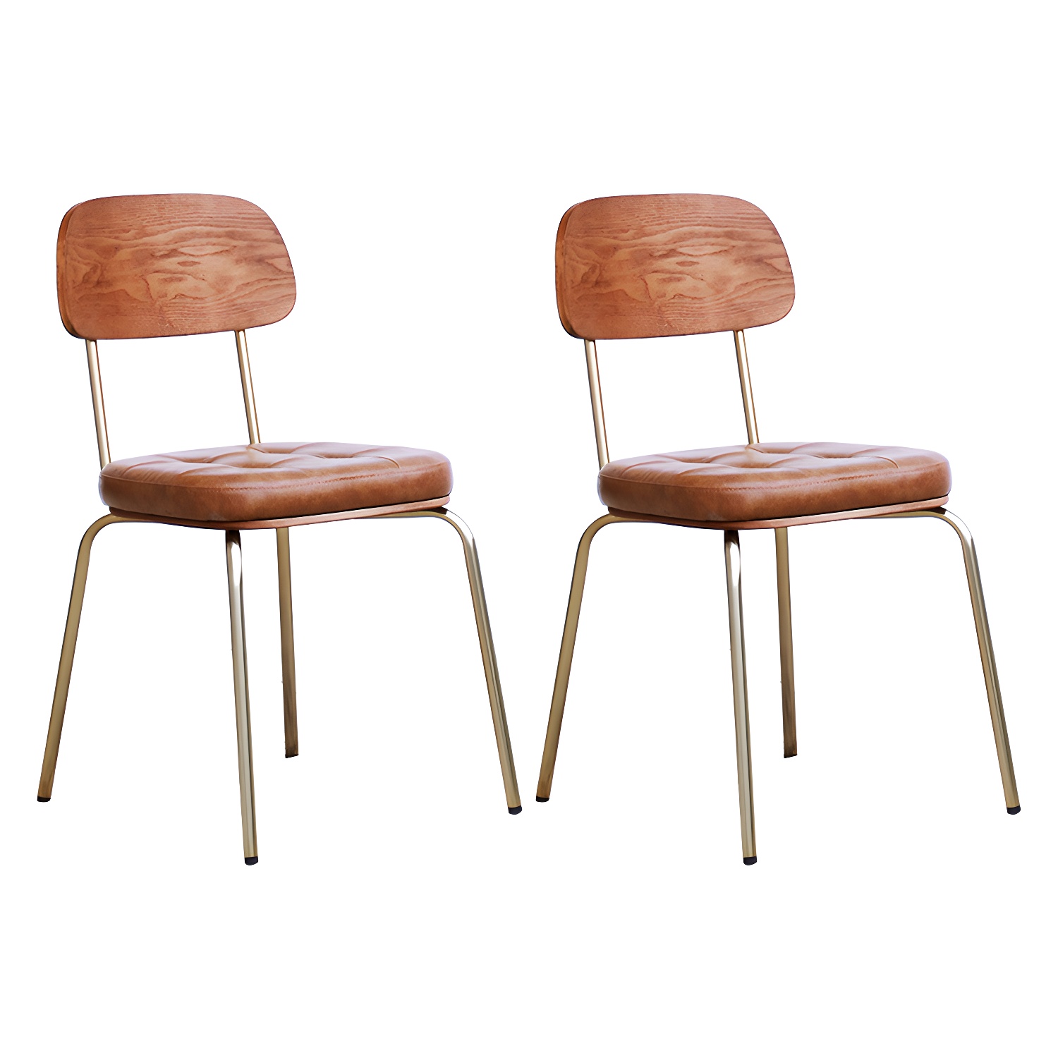 Industrial Leather Dining Chair | Ormau - image 24
