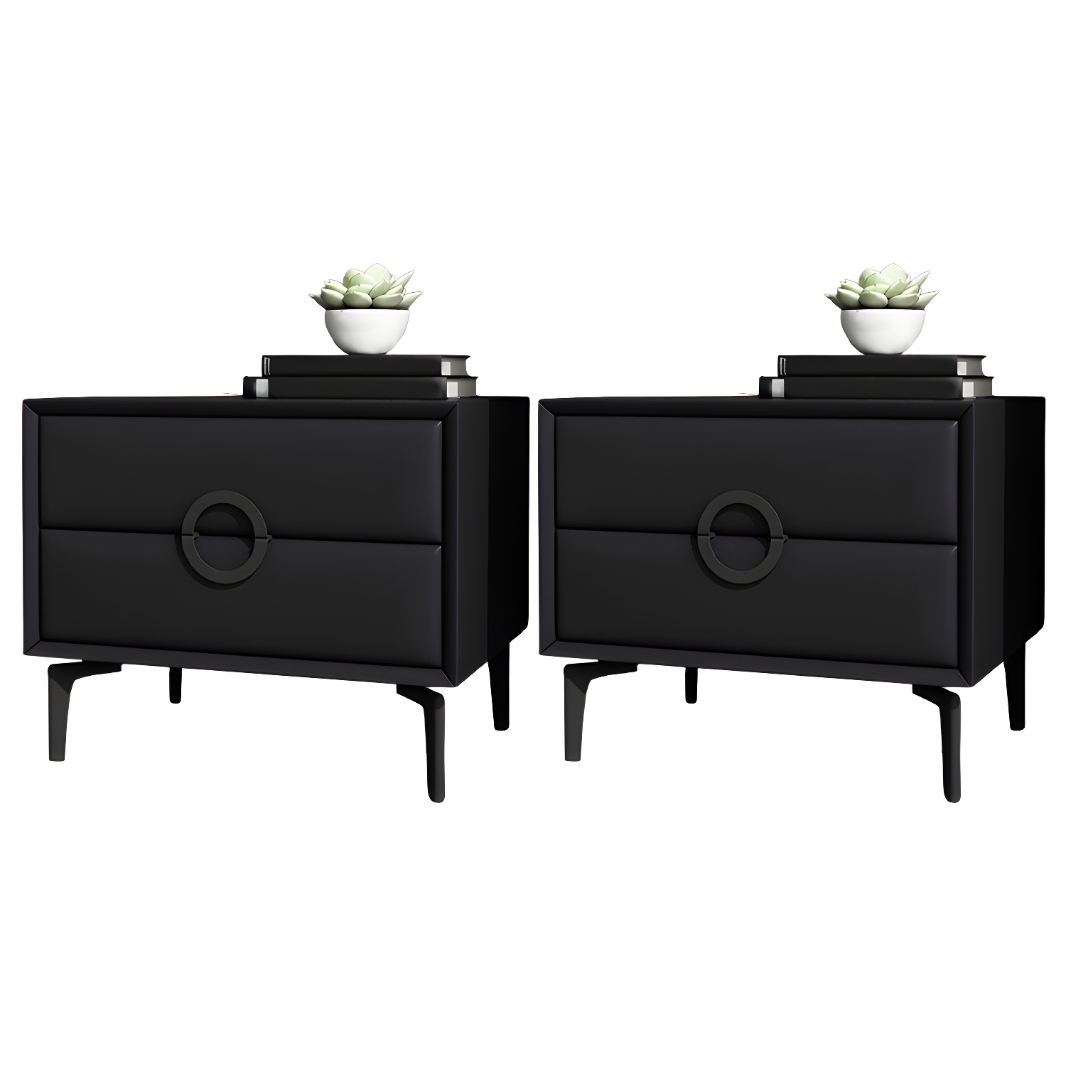 Glam Nightstand with Drawers | Ormau - image 40