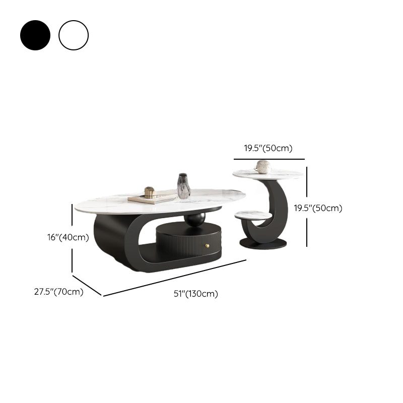 Elliptical Nesting Coffee Table | Ormau - image 14