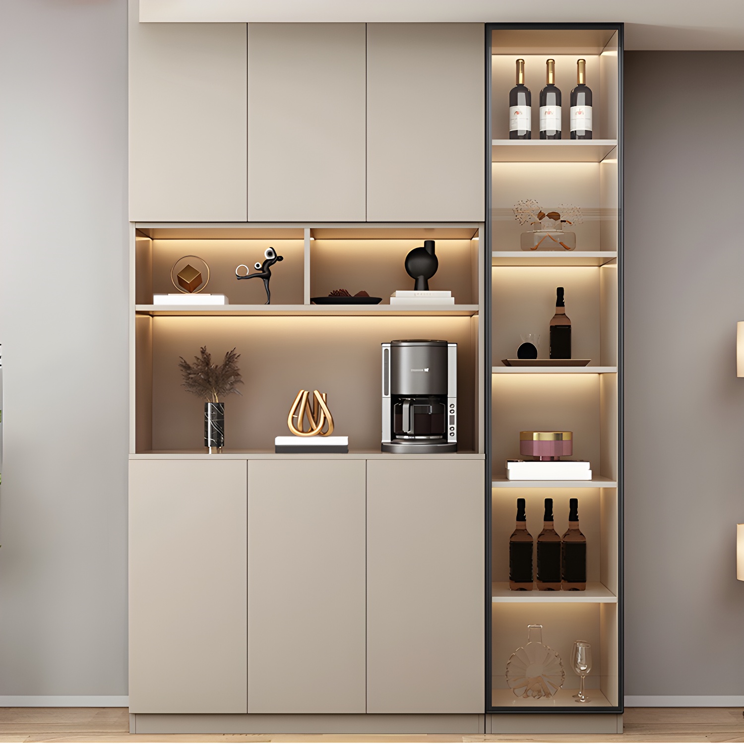 Modern Glass Door Cabinet | Ormau - image 32