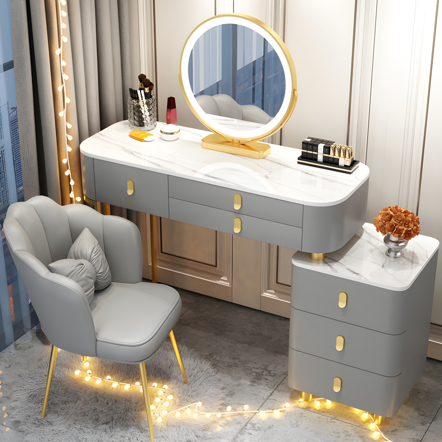 Glam Lighted Vanity | Ormau - image 7