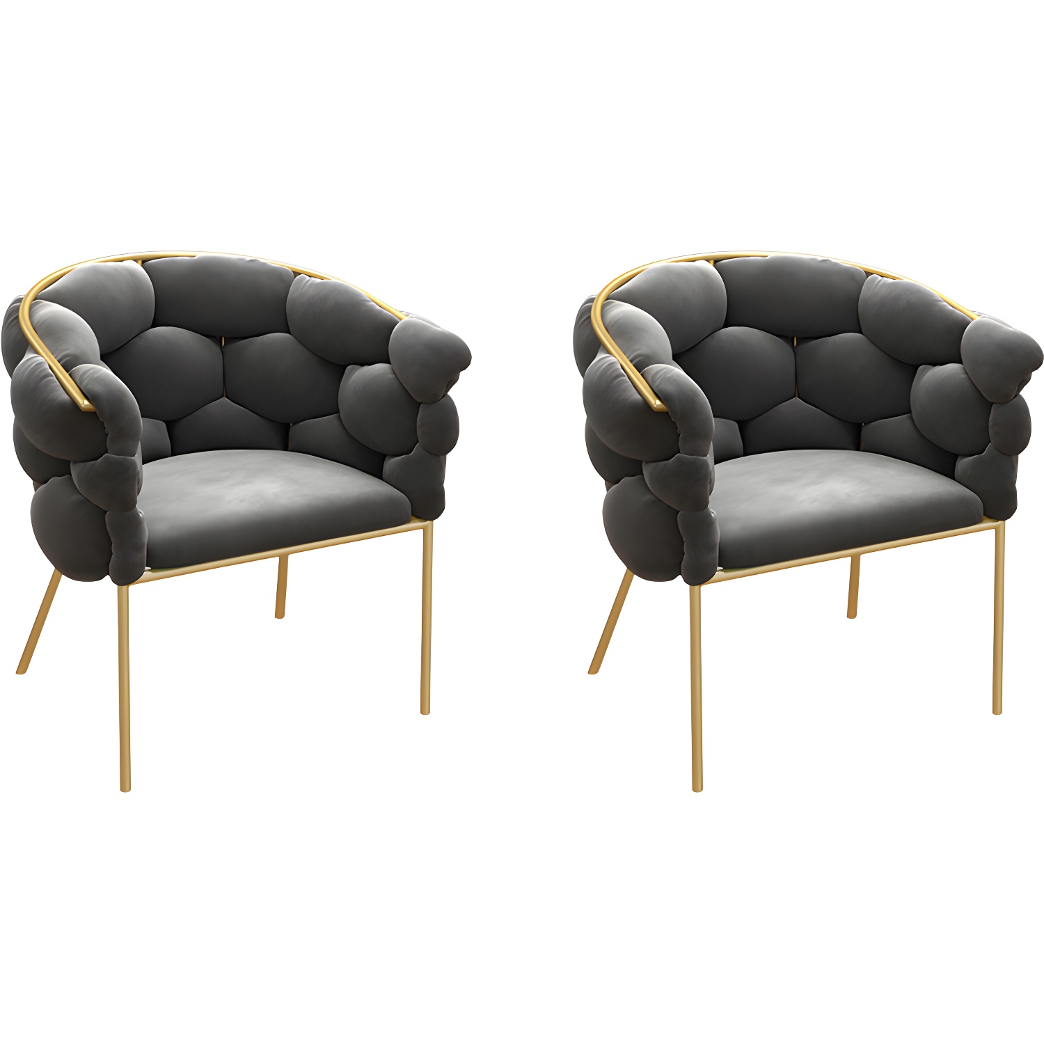 Glam Upholstered Dining Chair | Ormau - image 24