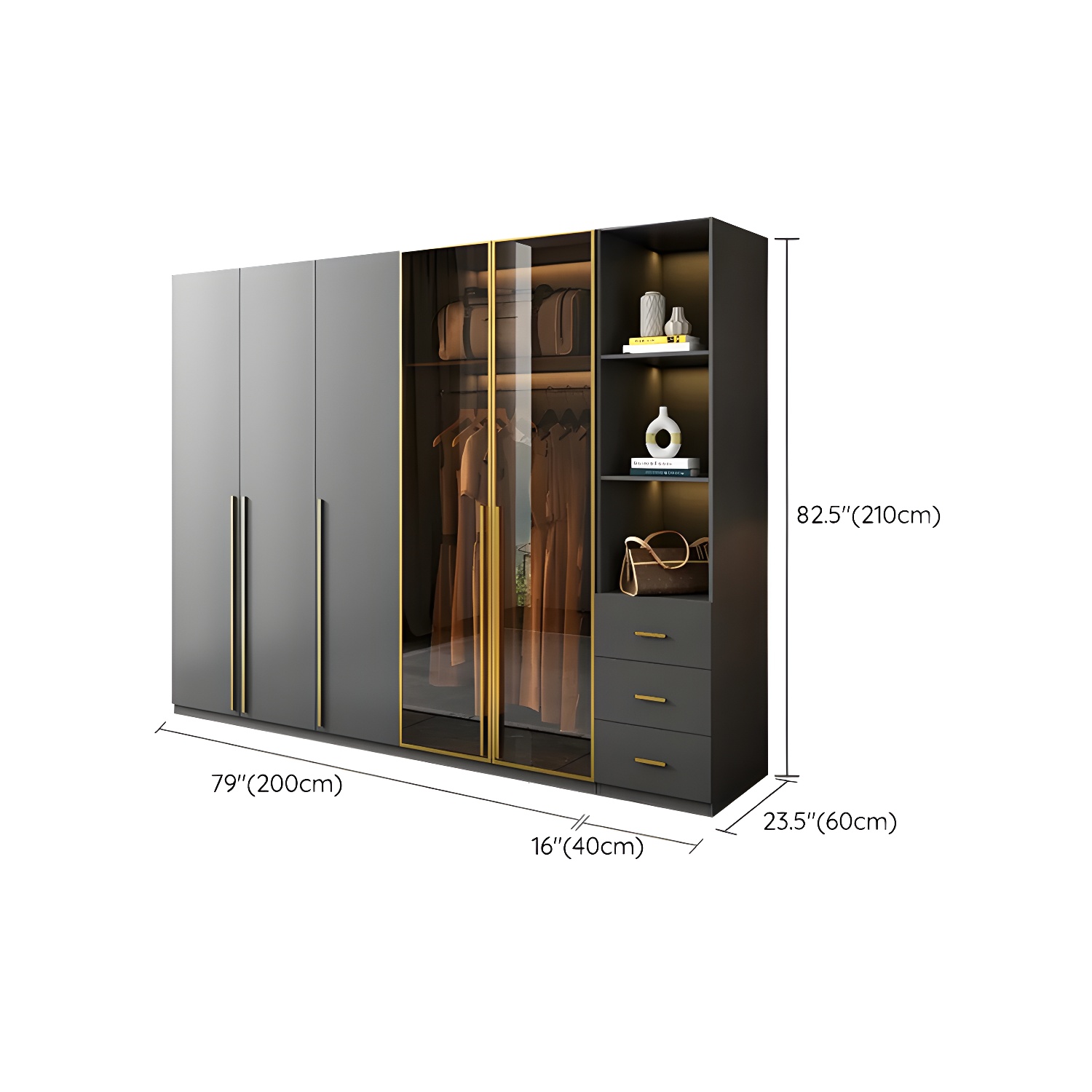 Modern Wardrobe Armoire | Ormau - image 29