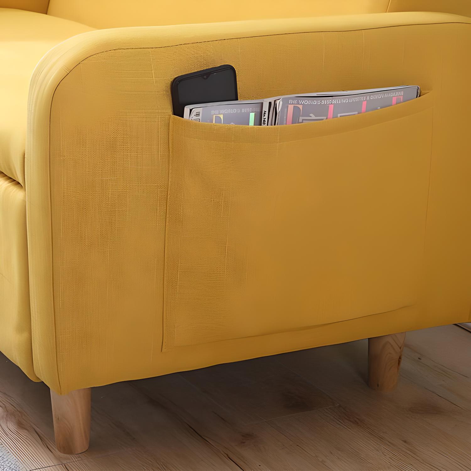 Sculptural Linen Sofa | Ormau - image 19