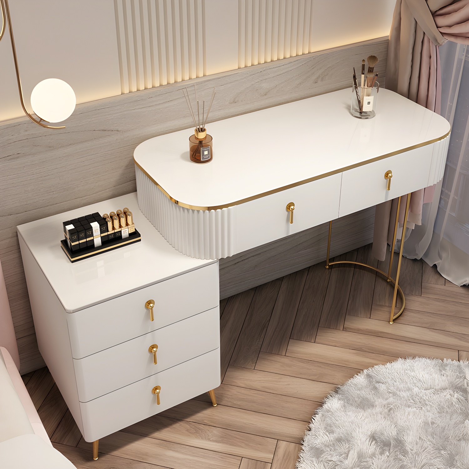 Mirrored Vanity Desk | Ormau - image 28