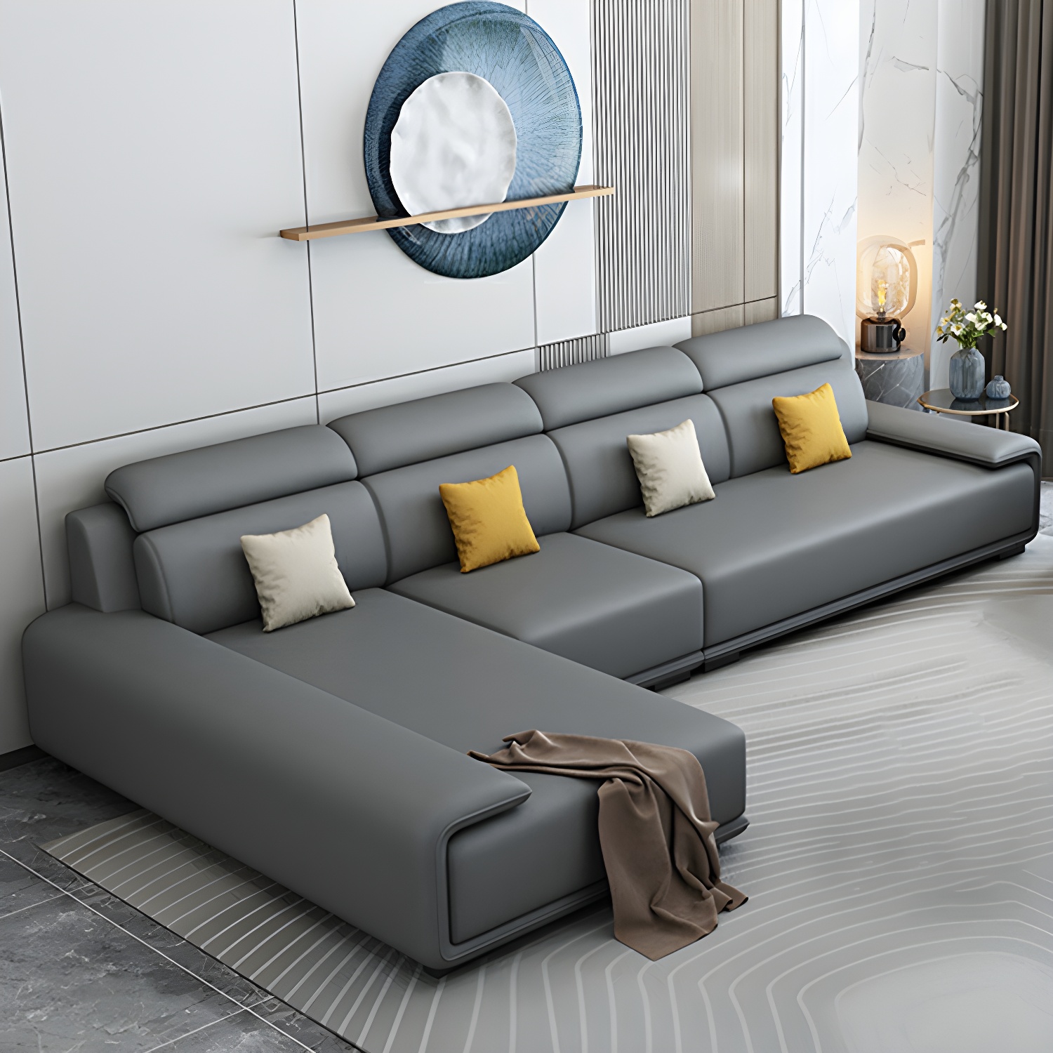 Modern L-Shape Sectional | Ormau - image 5