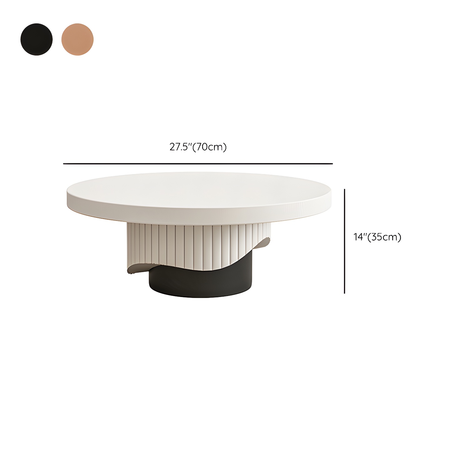 Pedestal Coffee Table Set | Ormau - image 20