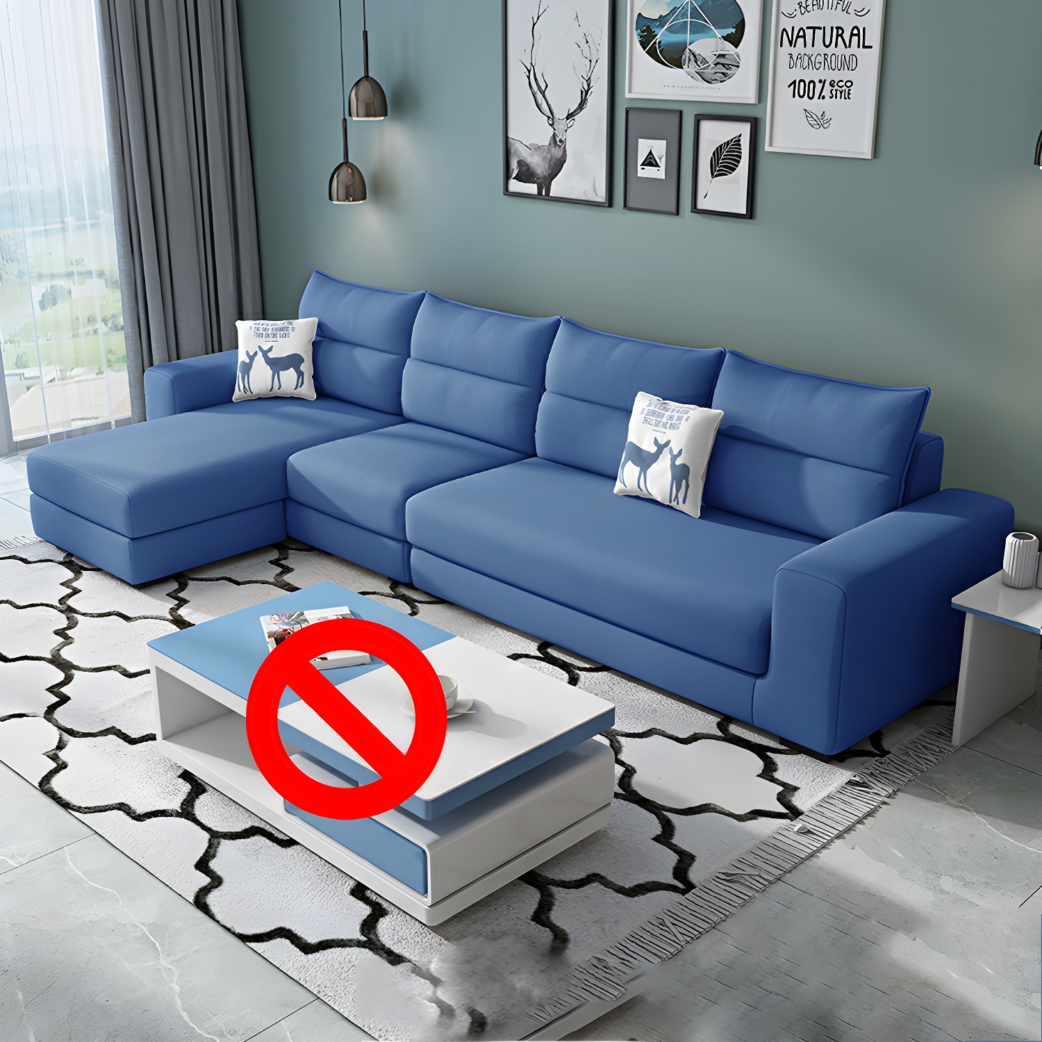 Modern L-Shape Sectional | Ormau - image 4