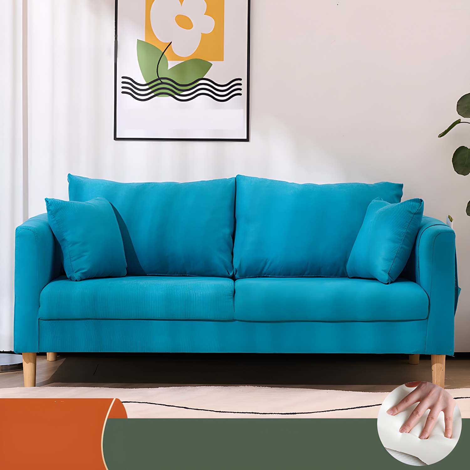 Tuxedo Arm Loveseat | Ormau - image 33