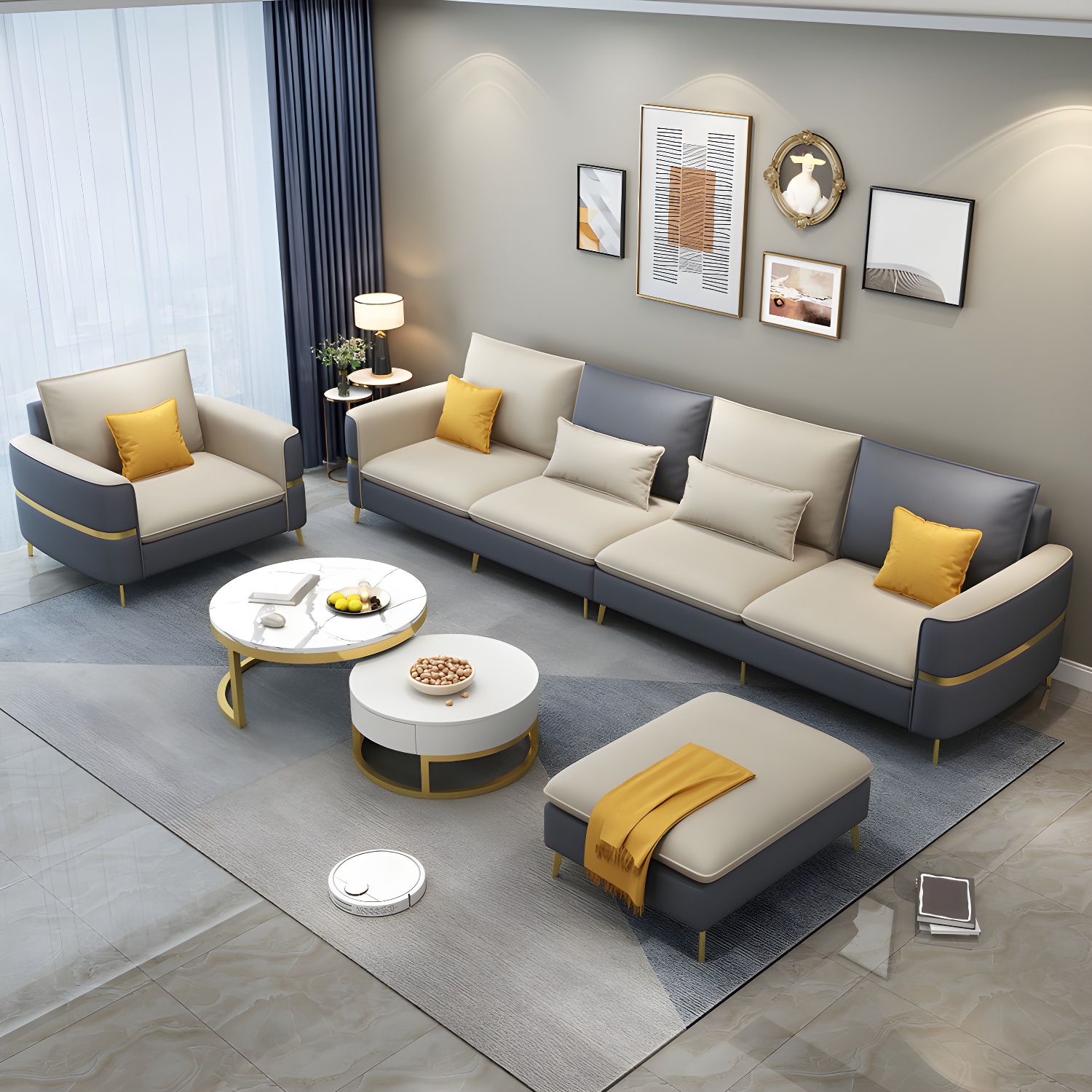 Glam Sectional Sofa | Ormau - image 15