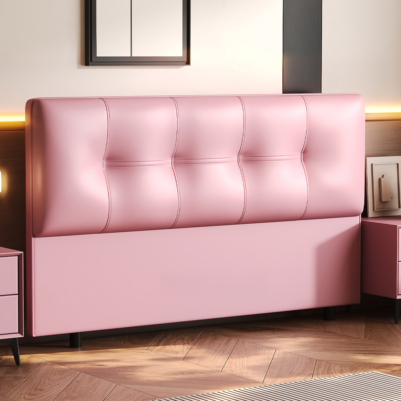 Tufted Panel Headboard | Ormau - image 8