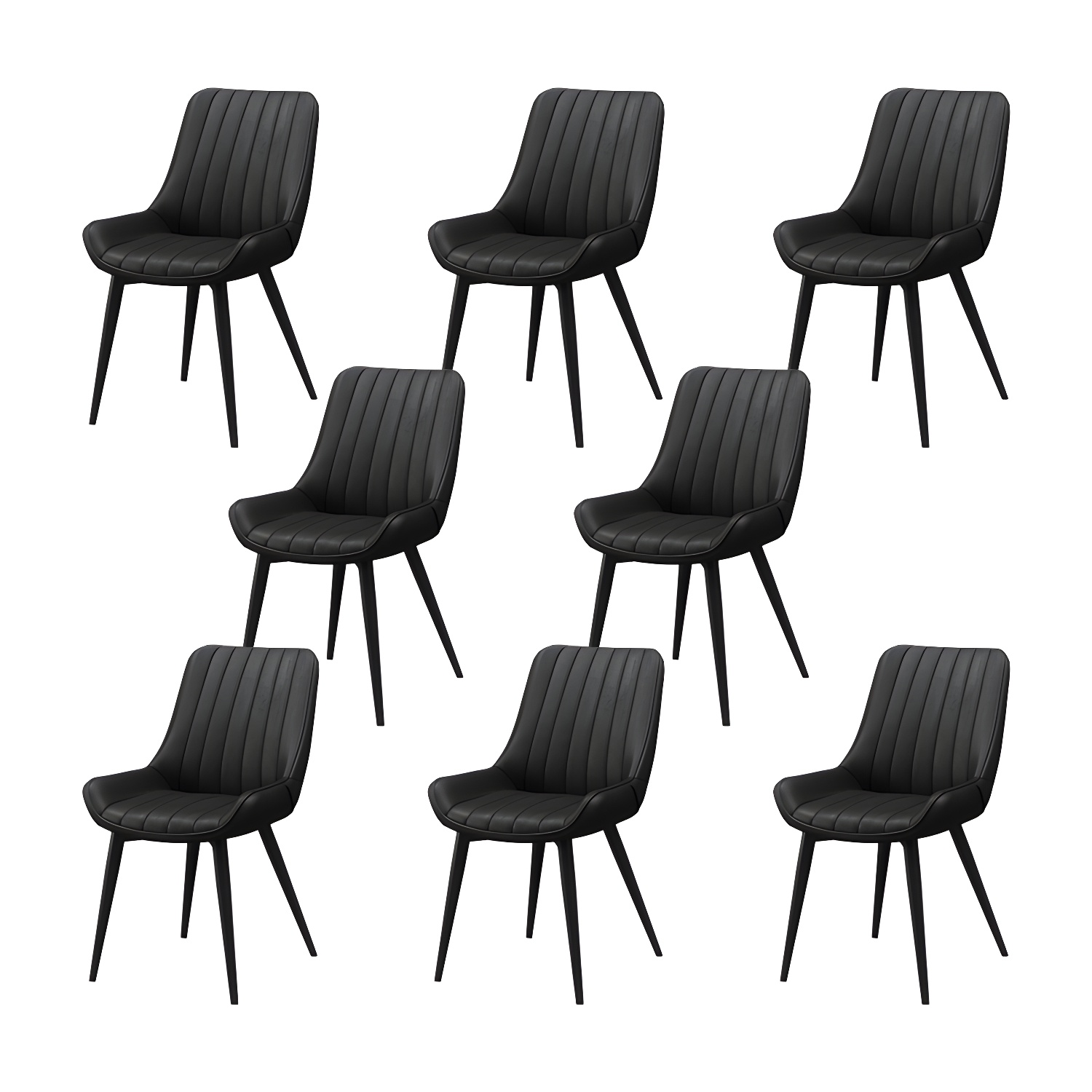 Faux Leather Dining Side Chair | Ormau - image 62