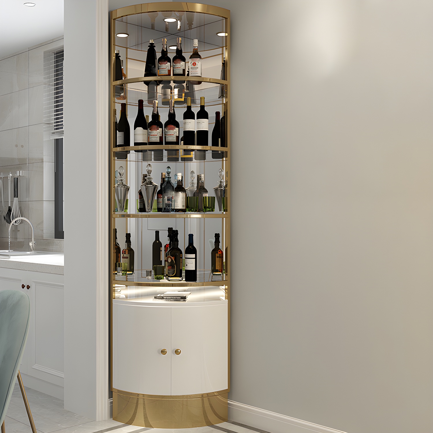Glam Corner Cabinet | Ormau - image 6