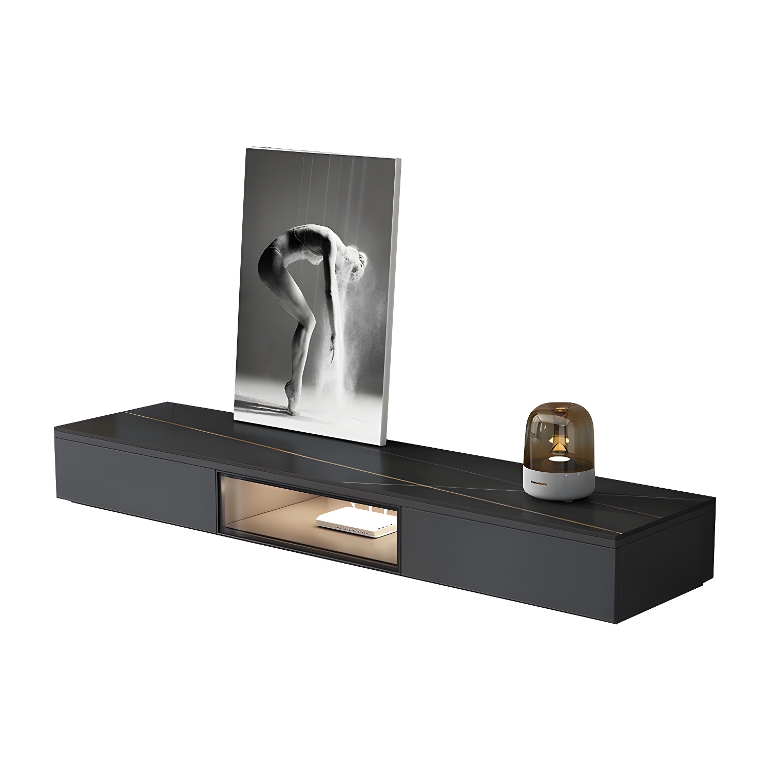 Black Low TV Stand | Ormau - image 22