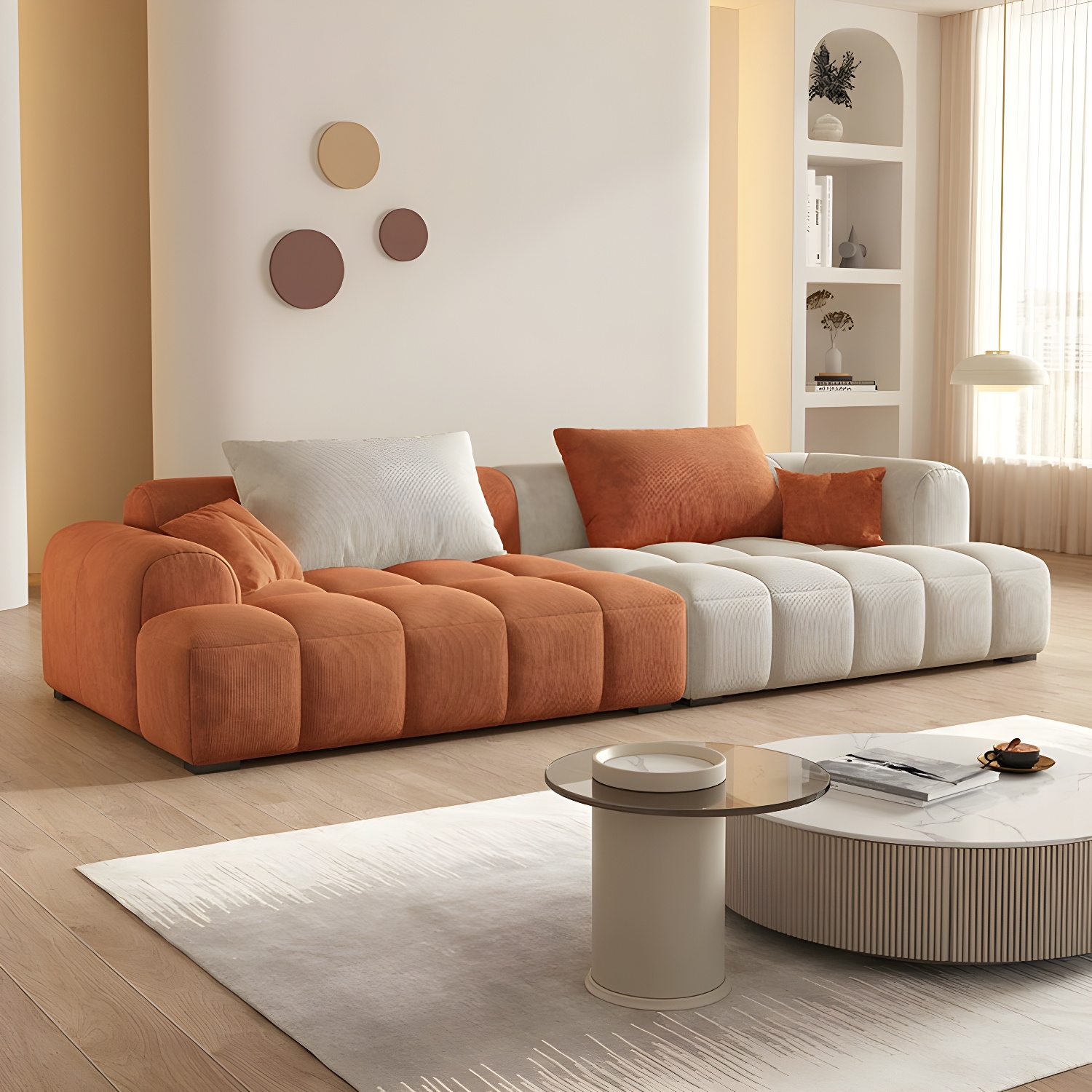 Corduroy Modern Sofa | Ormau - image 12