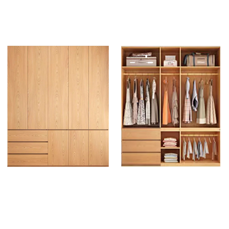 Natural Wood Almirah Wardrobe | Ormau - image 37