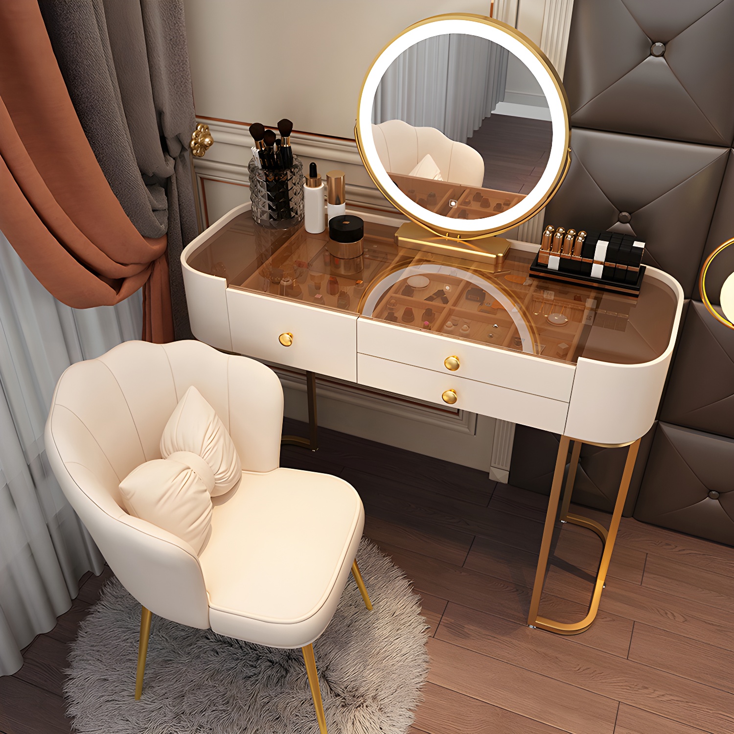 Glam Glass Vanity | Ormau - image 31