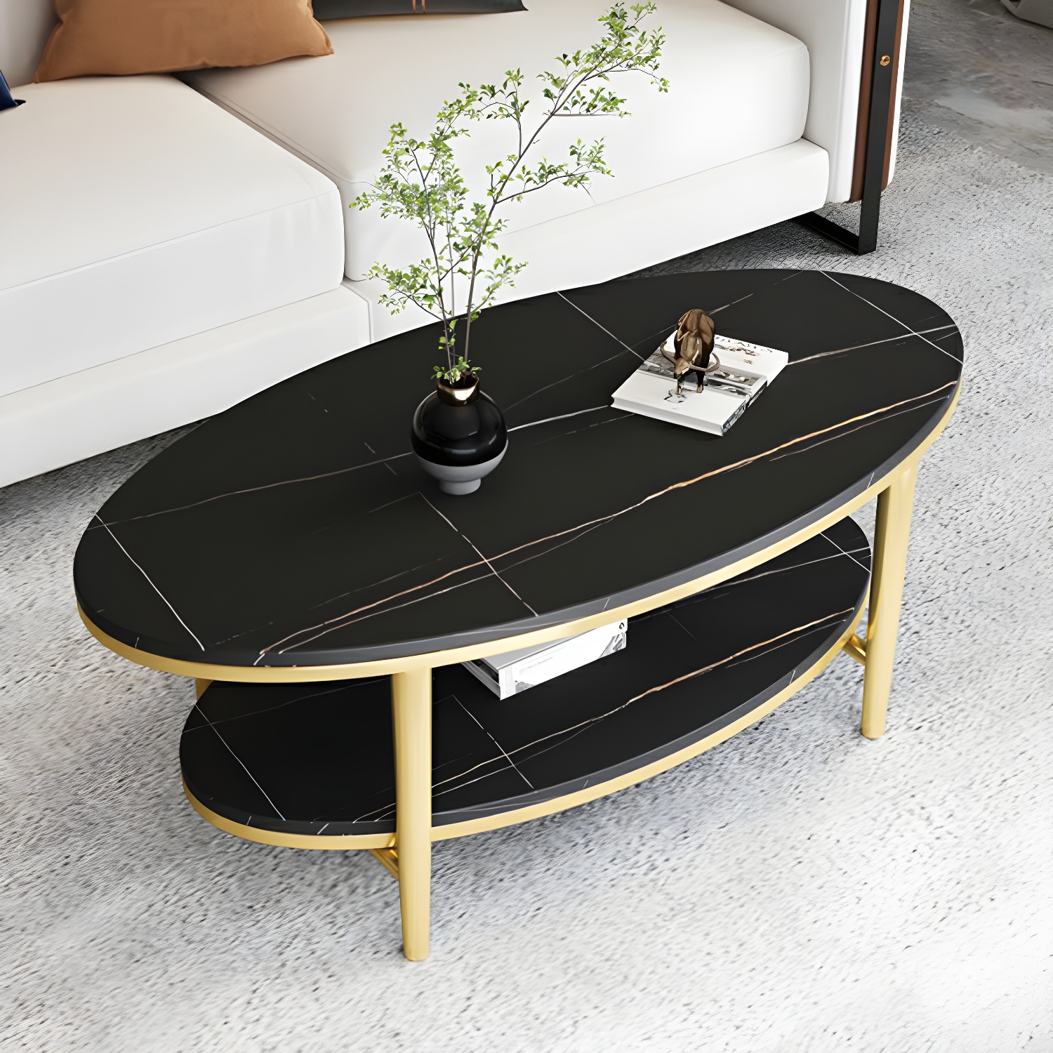 Glam Stone Coffee Table | Ormau - image 16