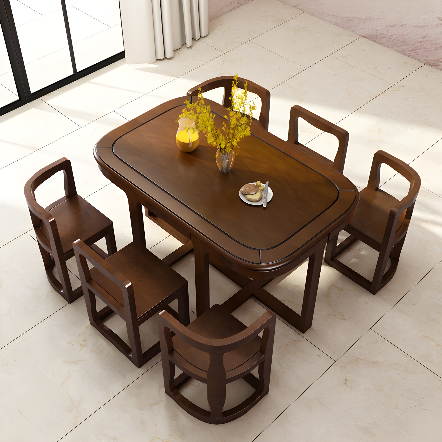 Modern Wood Dining Set | Ormau - image 3