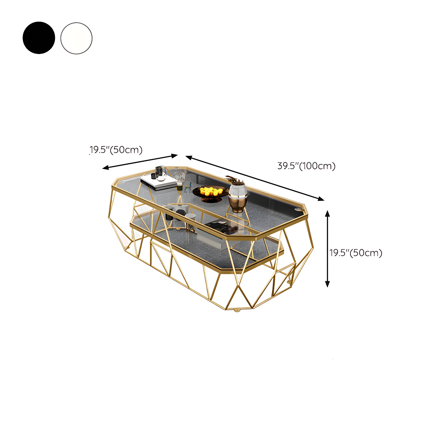 Octagon Glass Coffee Table | Ormau - image 10