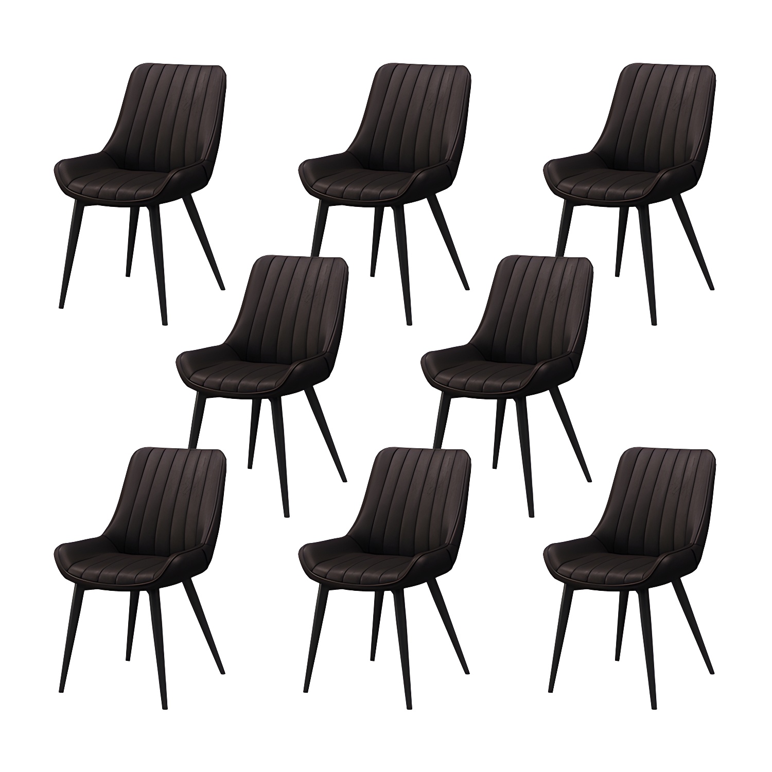 Faux Leather Dining Side Chair | Ormau - image 69
