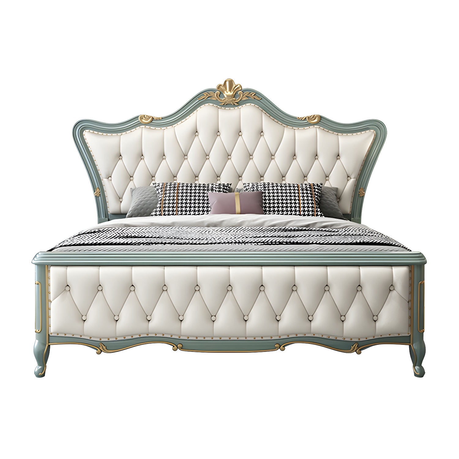 Glam Tufted Bed | Ormau - image 9