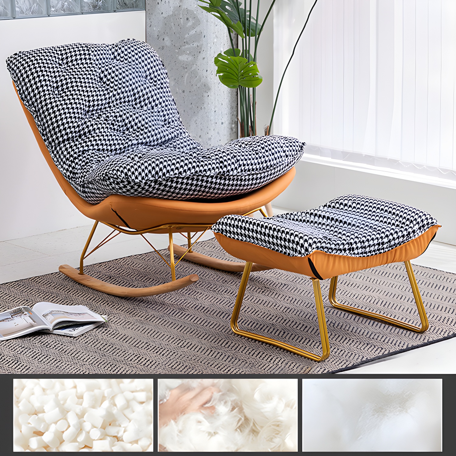 Tufted Rocking Chair | Ormau - image 38