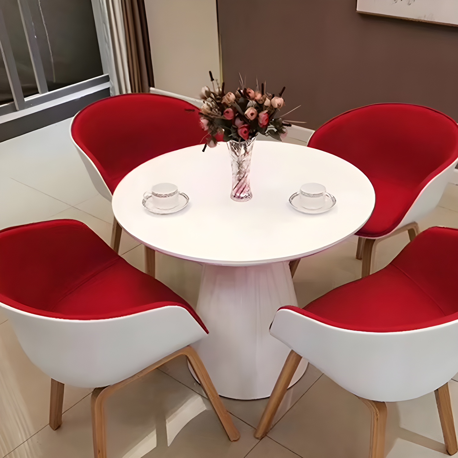 Pedestal Coffee Table Set | Ormau - image 12
