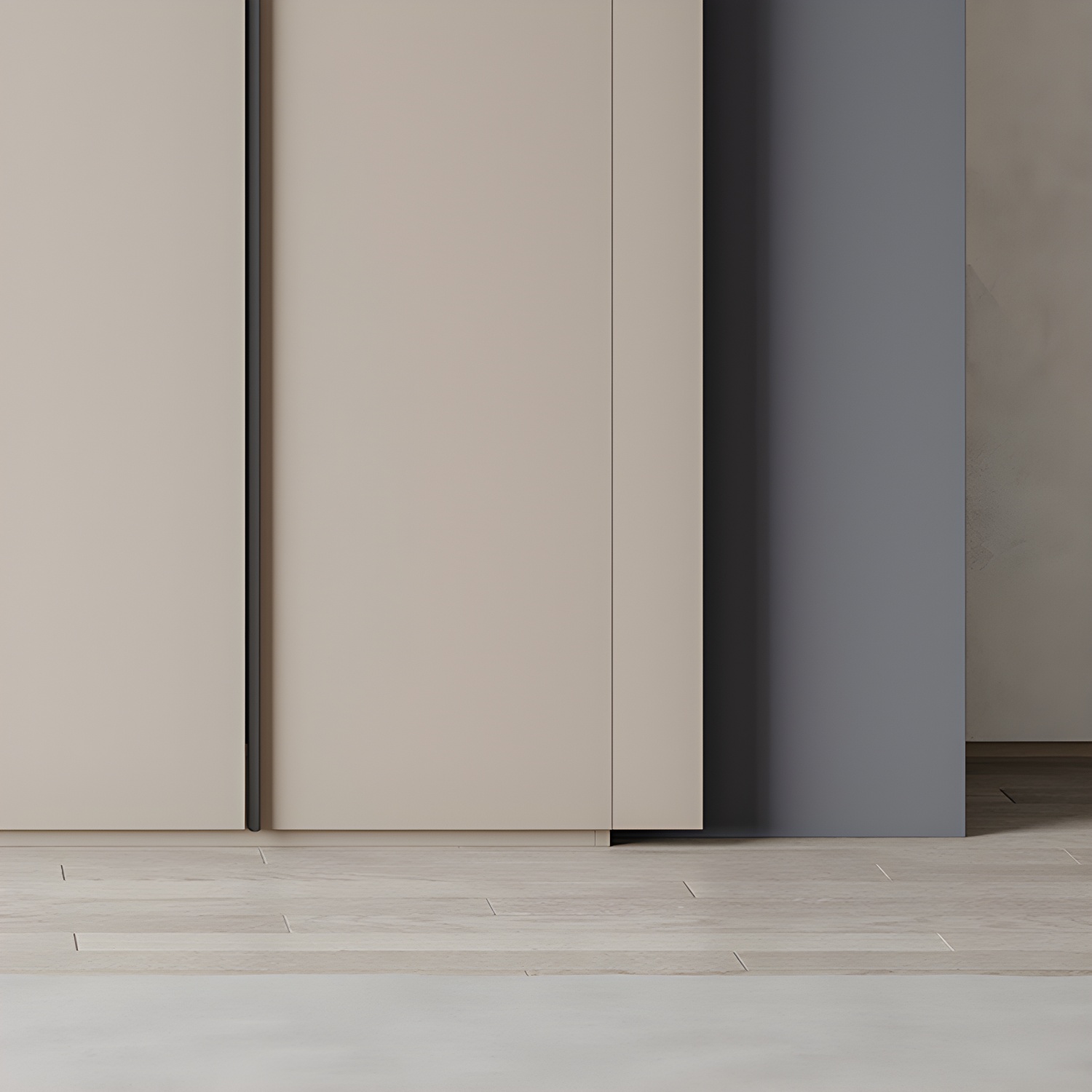 Modern Grey Wood Armoire | Ormau - image 12