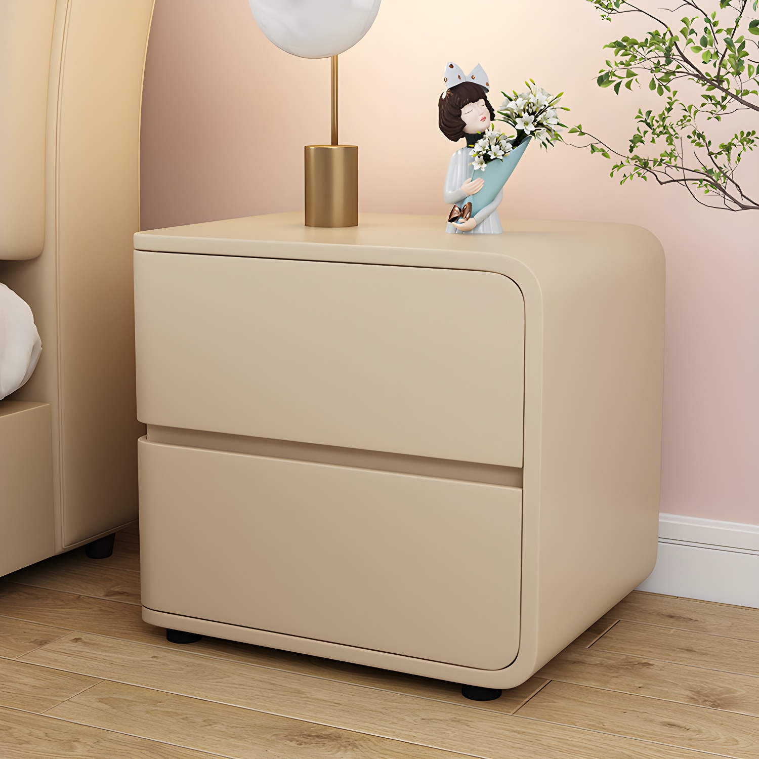 Drawer Storage Nightstand | Ormau - image 6