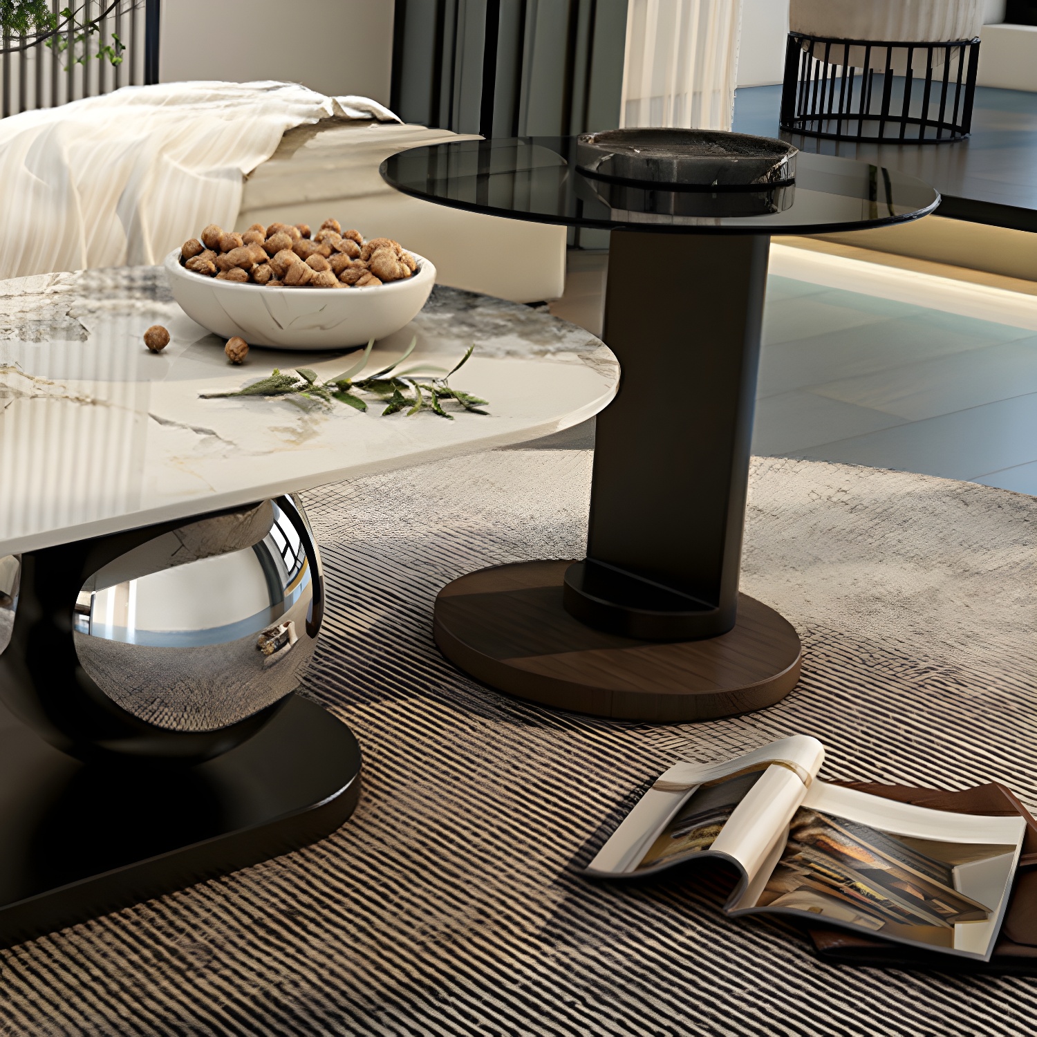 Glam Stone Coffee Table | Ormau - image 8
