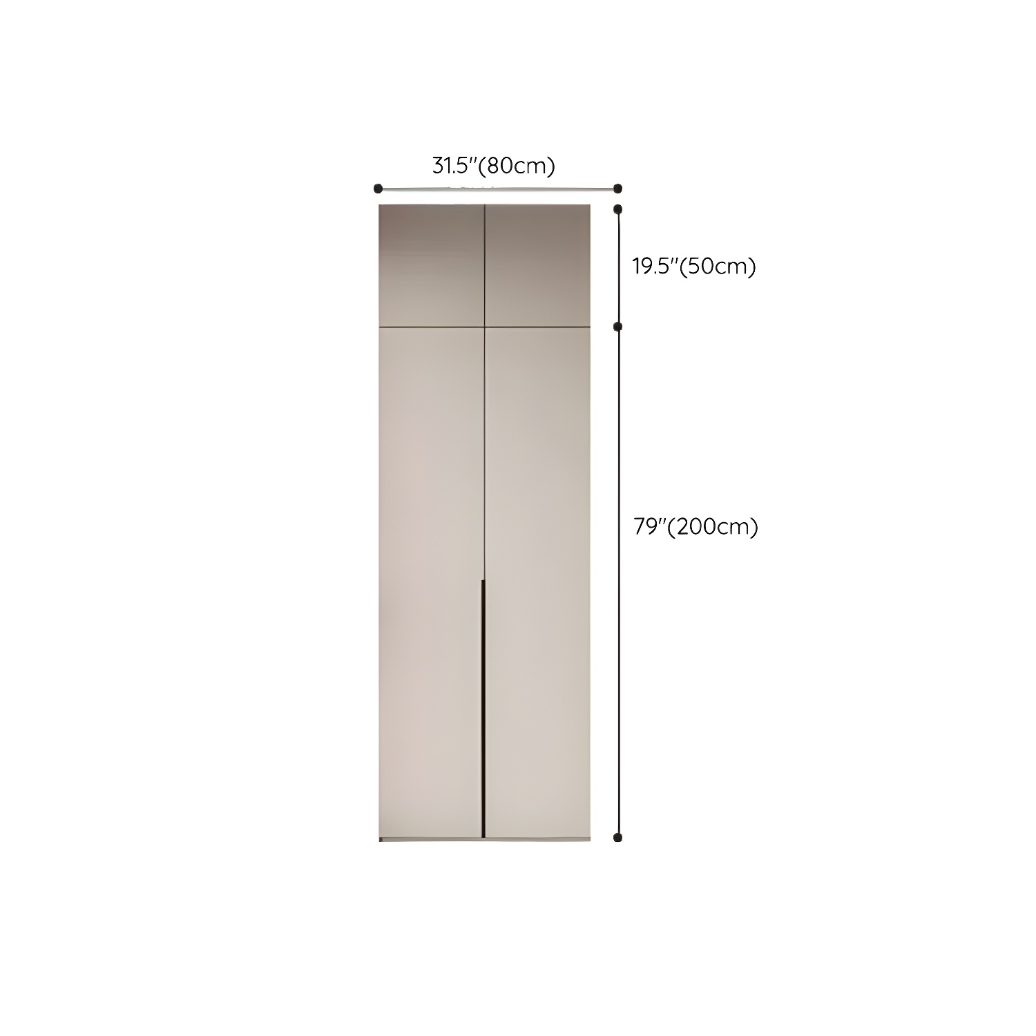 Modern Grey Wood Armoire | Ormau - image 25