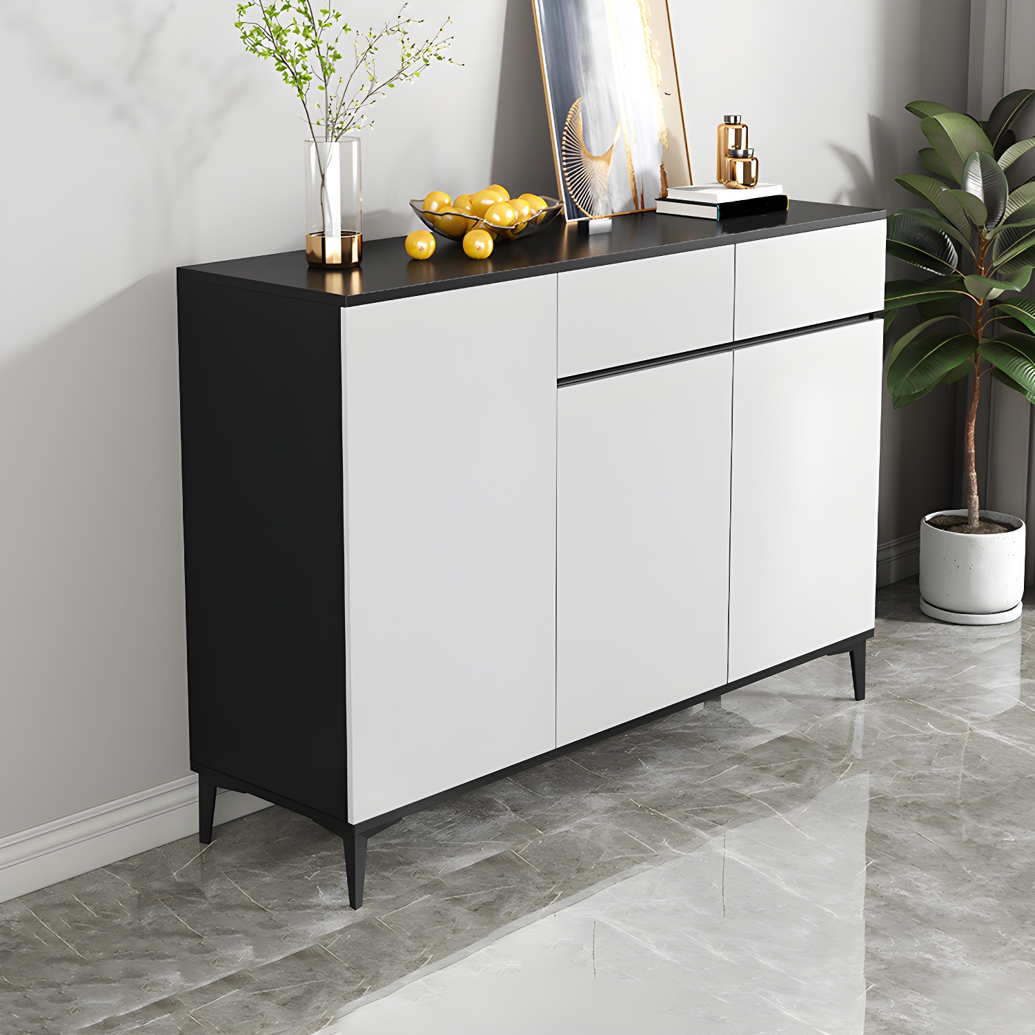 White Wood Buffet Sideboard | Ormau - image 29