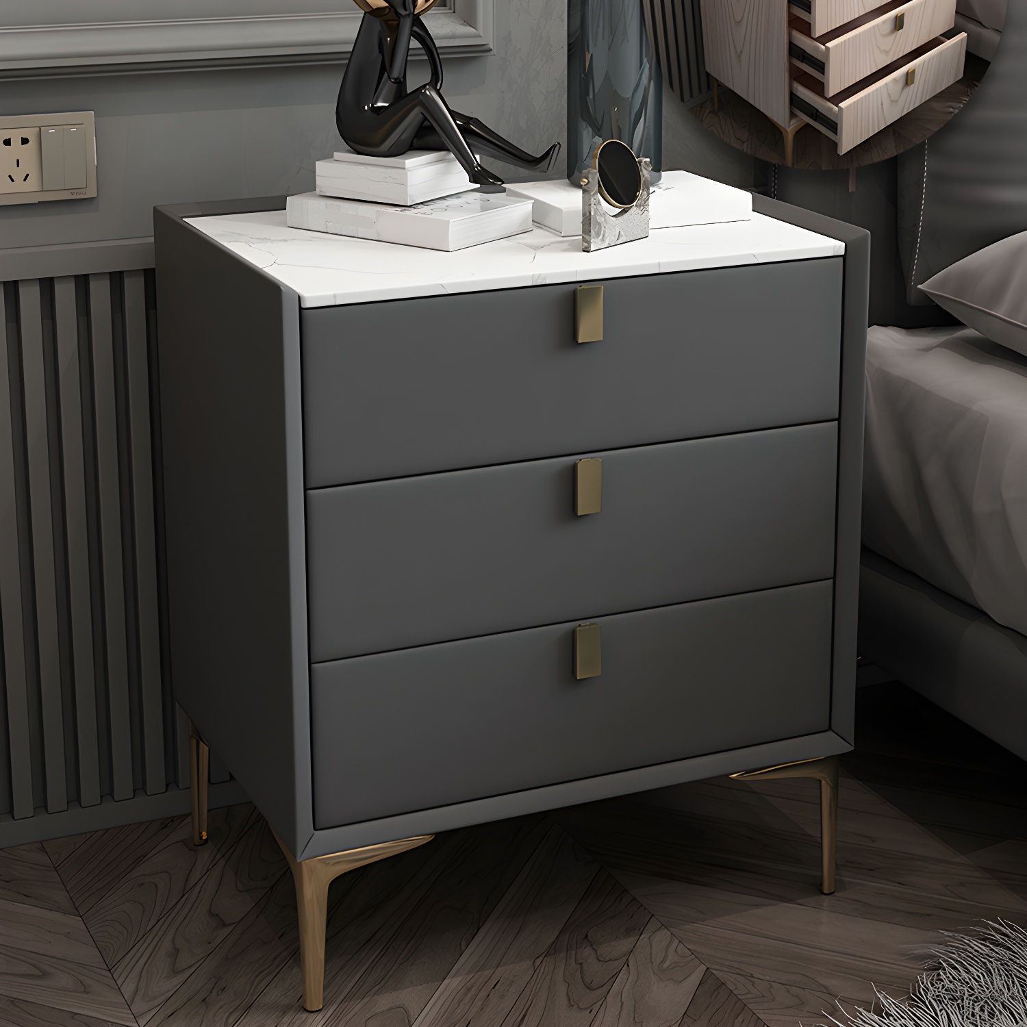 Modern Ash Nightstand | Ormau - image 25