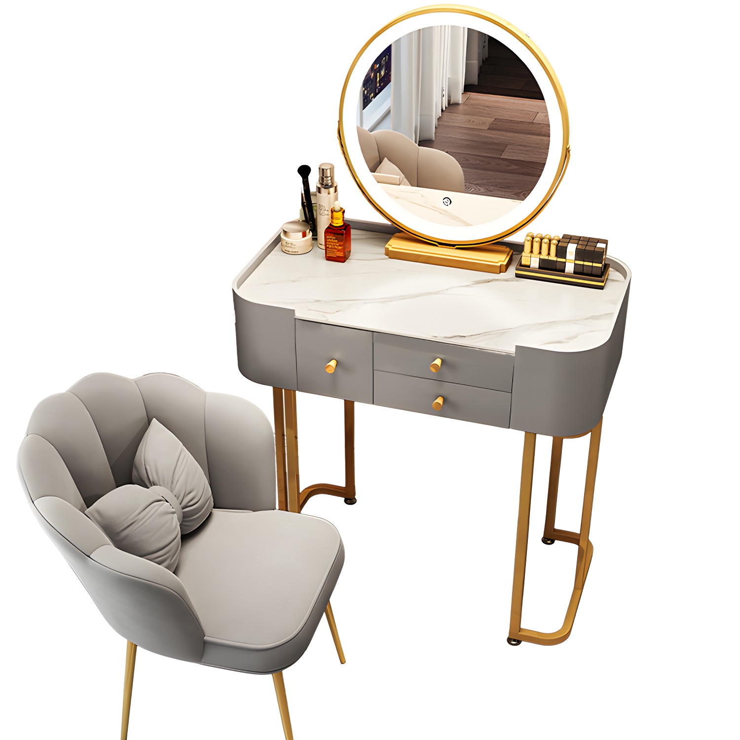 Glam Glass Vanity | Ormau - image 15