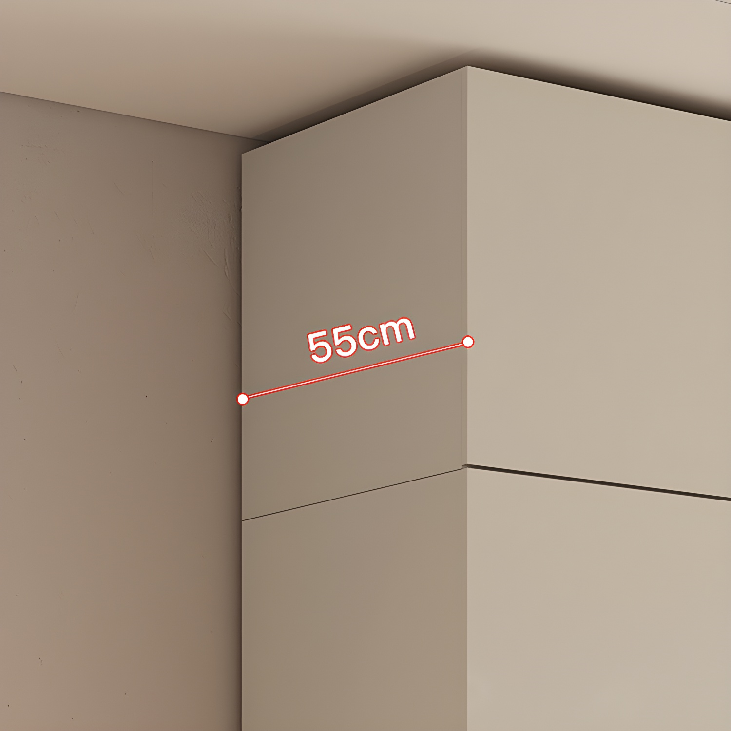 Modern Grey Wood Armoire | Ormau - image 10