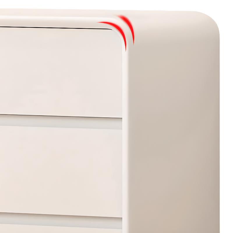 Ivory Leather Dresser | Ormau - image 4