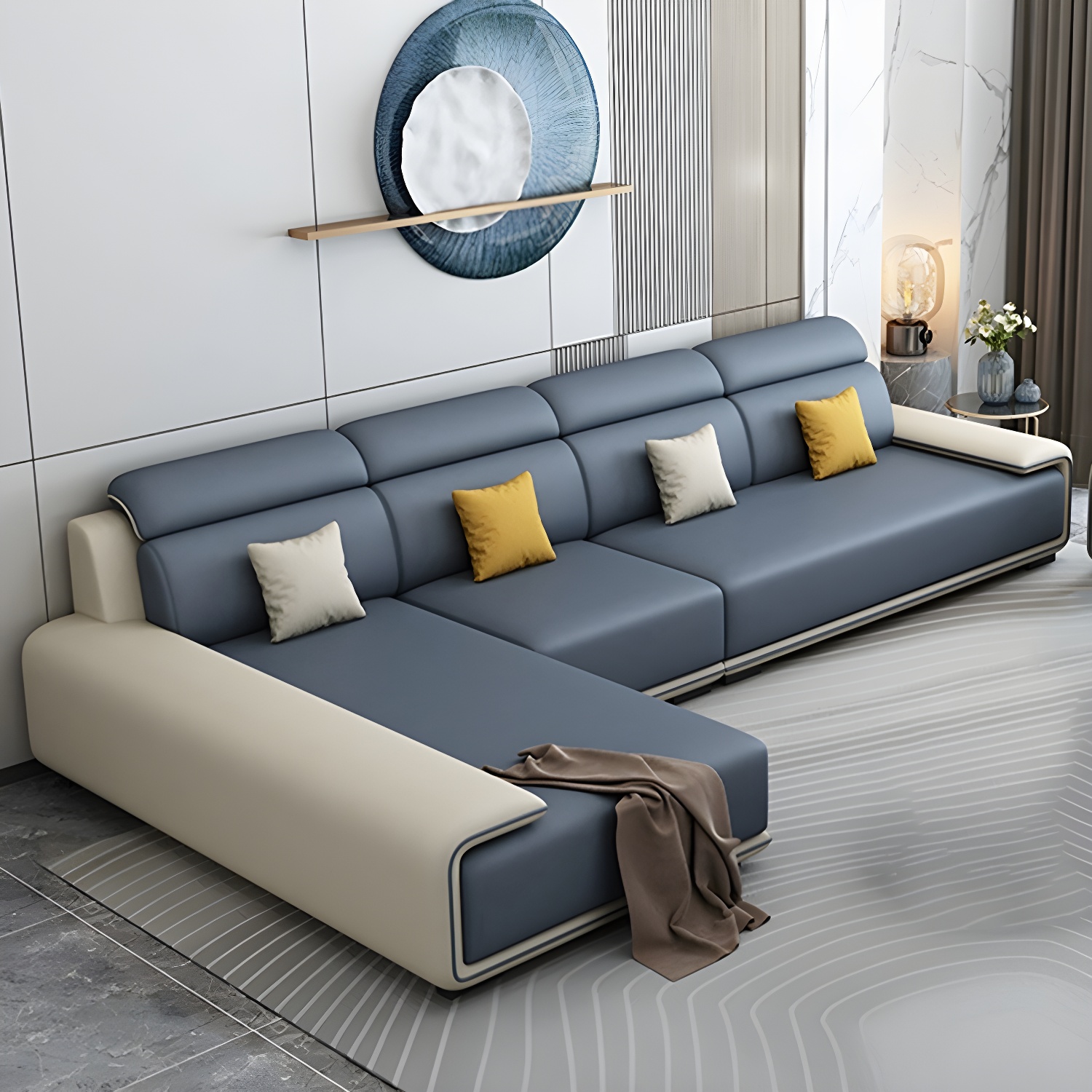 Modern L-Shape Sectional | Ormau - image 3
