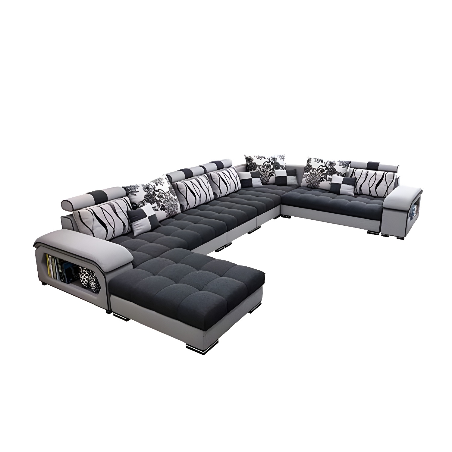 Modern U-Shape Sectional | Ormau - image 5
