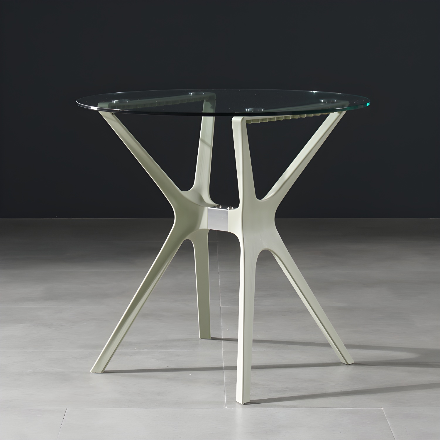 Modern Round Glass Dining Table | Ormau - image 5