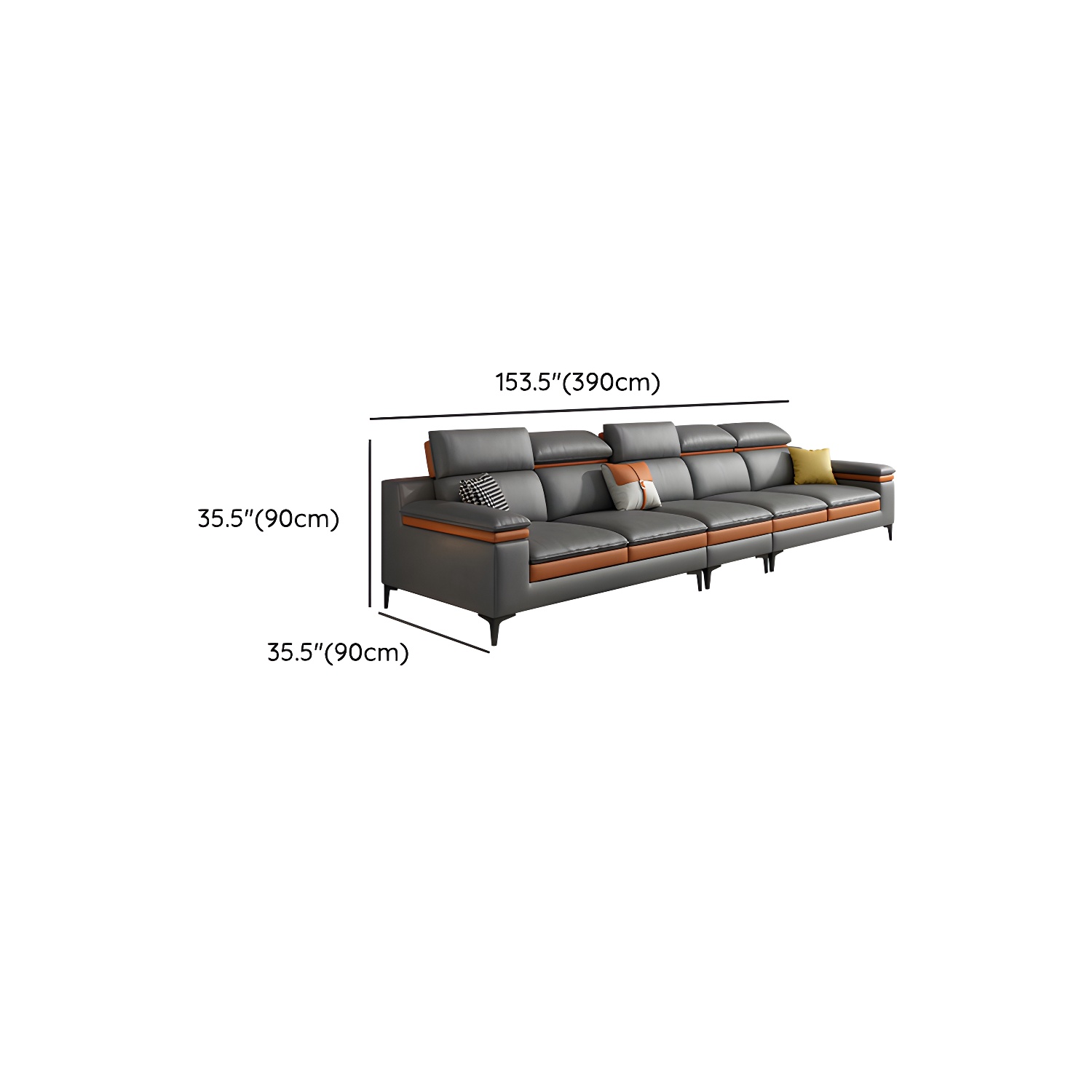 Modern Tech-Cloth Sectional | Ormau - image 14