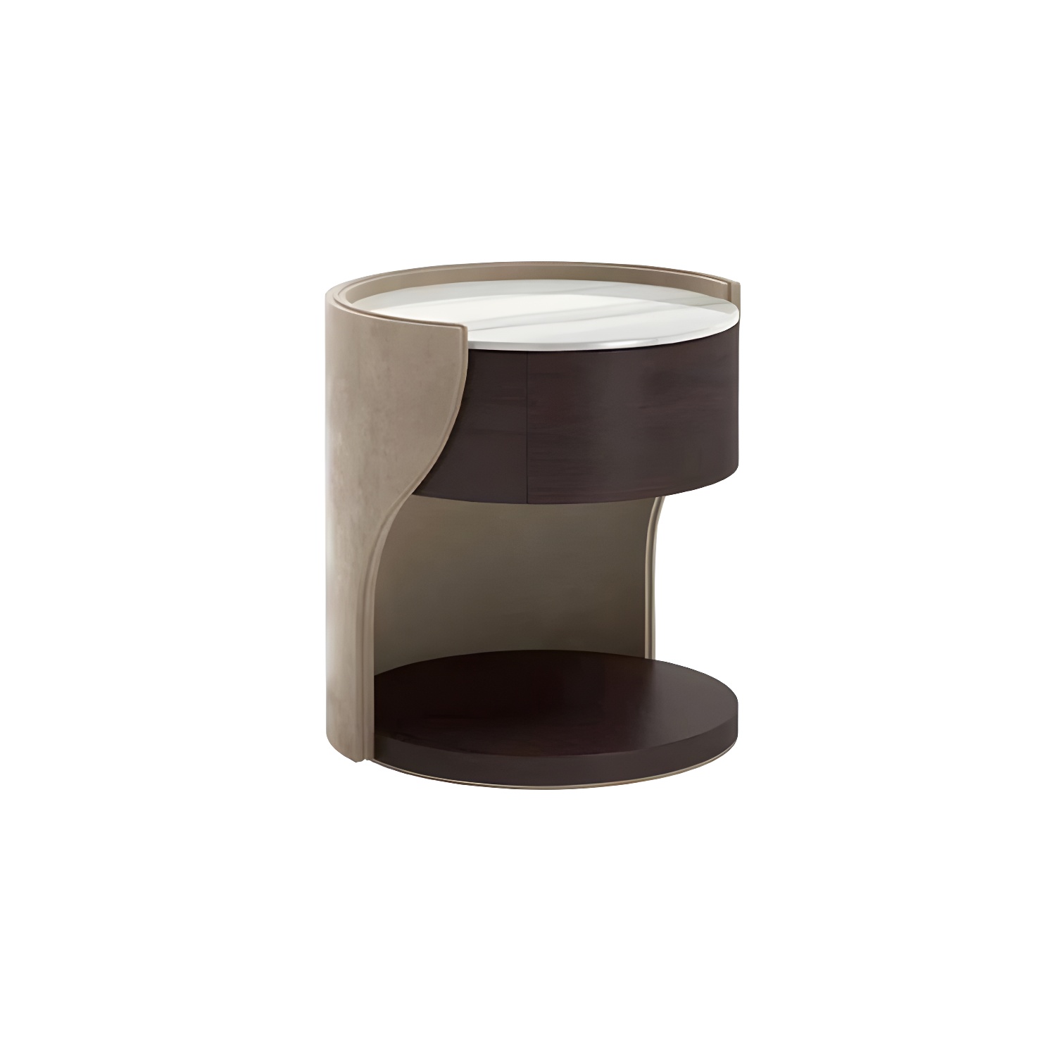 Faux Leather Nightstand | Ormau - image 3